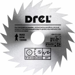 PIŁA TARCZ.WIDIA 125*22*24z /DREL DREL/CONDOR