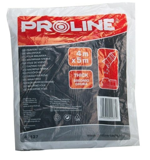 PROLINE FOLIA MALARSKA 4x5m PROLINE