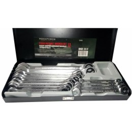 ROCKFORCE ZESTAW KLUCZY PŁASKO-OCZKOWYCH Z GRZECHOTKĄ 13szt. ROCKFORCE / WMC