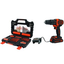 BLACK+DECKER WKRĘTARKA UDAR.18V BDCHD18S1A +104 ACC 1x1,5Ah BLACK+DECKER
