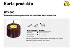 K.ŚCIERNICA LT.60*30*6 NCS600 P150 MEDIUM KLINGSPOR