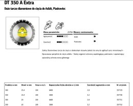 K.TARCZA DIAM.SEG.350x3,2x25,4 DT350AB KLINGSPOR