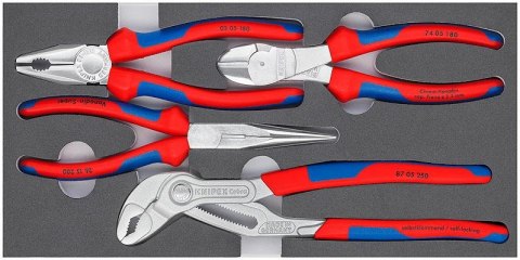 KNIPEX ZESTAW SZCZYPIEC 4el. /PIANKA KNIPEX