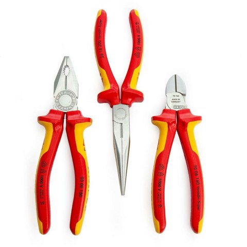 KNIPEX ZESTAW SZCZYPIEC IZOLOWANYCH 3szt KNIPEX