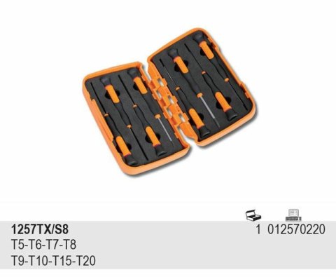 BETA WKRĘTAKI PRECYZYJNE TORX KPL.8szt. BETA