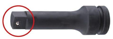 KT PRZEDŁUŻKA UDAROWA 1" 250mm Z KULKĄ KING TONY