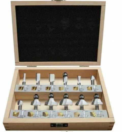 MAKITA ZESTAW FREZÓW 12szt. 6mm MAKITA