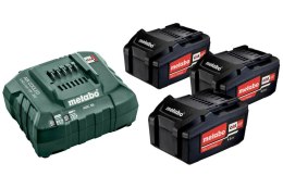 METABO ZESTAW AKUMULATORÓW 3x4.0Ah +ŁADOWARKA ASC 55 METABO