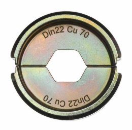 MILWAUKEE MATRYCA ZACISKOWA DIN22 CU 70 MILWAUKEE