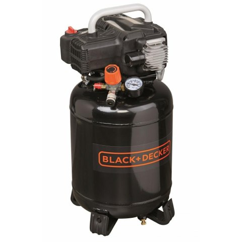 BLACK&DECKER KOMPRESOR BEZOLEJOWY PIONOWY 24L 1,5KM 8BAR 180 L/min BLACK+DECKER