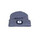 ROOKS CZAPKA SZARA Z LAMPKĄ USB 80lm ROOKS