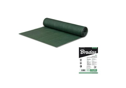 SIATKA CIENIUJĄCO-OSŁONOWA 1,5x25m 160g BRADAS
