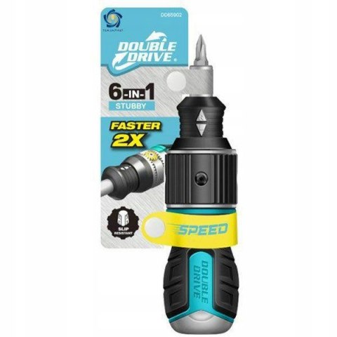 WKRĘTAK PROSTY DOUBLE DRIVE 6w1 ROOKS