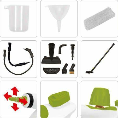 LUND MYJKA PAROWA 900-1050W, 17 AKCESORIÓW TOYA