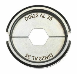 MILWAUKEE.MATRYCA ZACISKOWA DIN22 AL 35 MILWAUKEE