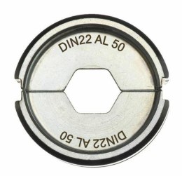 MILWAUKEE.MATRYCA ZACISKOWA DIN22 AL 50 MILWAUKEE