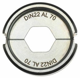 MILWAUKEE.MATRYCA ZACISKOWA DIN22 AL 70 MILWAUKEE