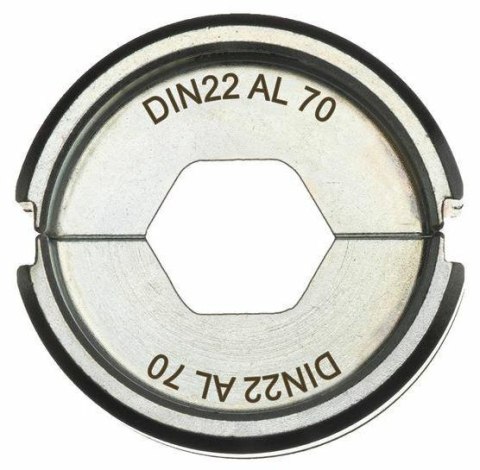 MILWAUKEE.MATRYCA ZACISKOWA DIN22 AL 70 MILWAUKEE