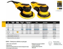 MIRKA DEROS650CV SZLIFIERKA MIMOŚRODOWA 150 OSC. 5.0 230W MIRKA