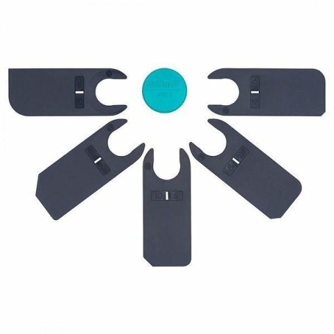 WOLFCRAFT ZESTAW KOSTEK I GŁADZIKÓW DO SILIKONU I FUG /5szt. WOLFCRAFT