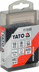 YATO BITY 1/4"X50 MM PZ2 10 SZT YATO