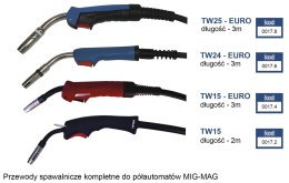 ADLER PRZEWÓD SPAWALNICZY DO PÓŁAUTOMATU 300A 3M ADLER