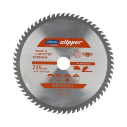 NORTON PIŁA TARCZOWA 235mm x 30mm x 64z DREWNO I KOMPOZYTY ATB (2,8 / 1,8) NORTON