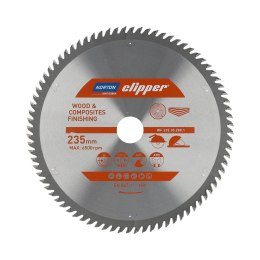 NORTON PIŁA TARCZOWA 235mm x 30mm x 96z DREWNO I KOMPOZYTY ATB (2,8 / 1,8) NORTON