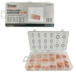 PODKŁADKI MIEDZIANE 220 szt. /SILVER SILVER