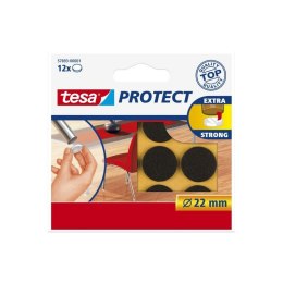 TESA PODKŁADKI FILCOWE 22mm BRĄZ 12szt. TESA