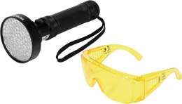 YATO LATARKA UV 100 LED + OKULARY YATO