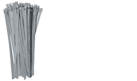 YATO OPASKI ZACISKOWE ZE STALI NIERDZEWNEJ 8,0x200mm /50szt. YATO