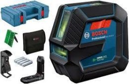 BOSCH LASER KRZYŻOWY GLL 2-15 G ZIELONY +UCHWYT LB 10 +ZACISK DK 10 WALIZKA BOSCH