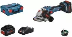 BOSCH SZLIFIERKA KĄTOWA 125mm GWS 18V-15 SC 2xPC8,0Ah REG.OBR. LB BOSCH