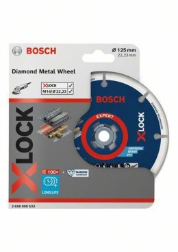 BOSCH TARCZA DIAMENTOWA DO METALU 125mm X-LOCK BOSCH