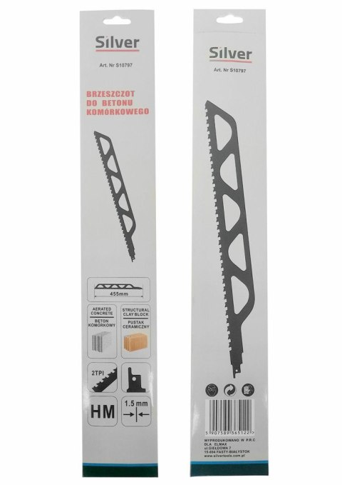 BRZESZCZOT DO PIŁY SZBLASTEJ 455mm SILVER