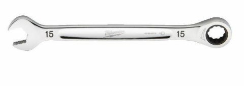 MILWAUKEE KLUCZ PŁASKO-OCZKOWY Z GRZECHOTKĄ 15mm MAXBITE MILWAUKEE