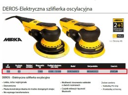 MIRKA DEROS680CV SZLIF. MIMOŚRODOWA 150 MIRKA