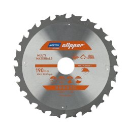 NORTON PIŁA TARCZOWA 190mm x 30mm x 20z MULTI MATERIALS DEMOLITION (3,0/2,0) NORTON