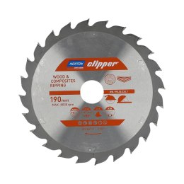 NORTON PIŁA TARCZOWA 190mm x 30mm x 24z DREWNO I KOMPOZYTY ATB (2,8 / 1,8) NORTON