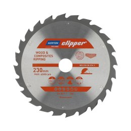 NORTON PIŁA TARCZOWA 230mm x 30mm x 24z DREWNO I KOMPOZYTY ATB (2,8 / 1,8) NORTON