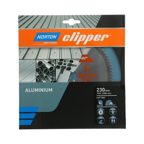 NORTON PIŁA TARCZOWA 230mm x 30mm x 80z ALUMINUM (2,8/2,0) NORTON