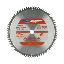 NORTON PIŁA TARCZOWA 355mm x 30mm x 80z DREWNO I KOMPOZYTY ATB (3,2 / 2,4) NORTON