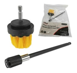 PRZEDŁUŻKA 150mm DO SZCZOTEK CZYSZCZĄCYCH NA WKRĘTARKĘ MODEL EX11019 SILVER