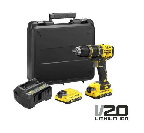 STANLEY WIERTARKO-WKRĘTARKA UDAROWA V20 80Nm 2x2,0Ah SFMCD721D2K STANLEY