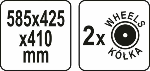 YATO SKRZYNIA SYSTEMOWA NA KOŁACH 42B S1 YATO