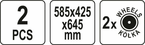 YATO ZESTAW SKRZYNEK 2szt. 42BP45B S1 YATO