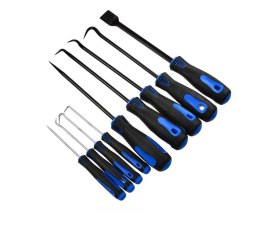 ZESTAW HAKÓW I GROTÓW 9cz. SILVER