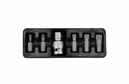 AWTOOLS KOŃCÓWKI SPLINE 6elem. M5 - M12 + ADAPTER BL AWTOOLS