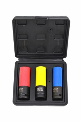 AWTOOLS ZESTAW NASADEK DO FELG ALUMINIOWYCH KOMPLET 17-19-21mm 3szt. AWTOOLS